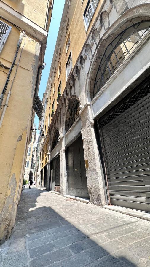 Centro Storico Caruggi 2Min Acquario Pellicceria Superior Loft Palazzo Rolli Apartment Genoa Luaran gambar